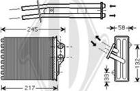 Diederichs DCM1083 - Теплообмінник, опалення салону autocars.com.ua