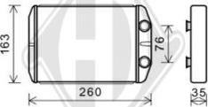 Diederichs DCM1087 - Теплообменник, отопление салона autodnr.net