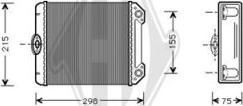 Diederichs DCM1130 - Теплообмінник, опалення салону autocars.com.ua