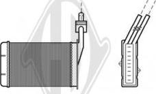 Diederichs DCM1202 - Теплообмінник, опалення салону autocars.com.ua