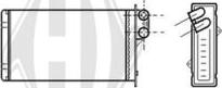 Diederichs DCM1203 - Теплообмінник, опалення салону autocars.com.ua