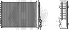 Diederichs DCM1206 - Теплообмінник, опалення салону autocars.com.ua