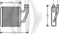 Diederichs DCM1250 - Теплообменник, отопление салона autodnr.net