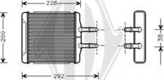 Diederichs DCM1277 - Теплообменник, отопление салона autodnr.net