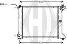 Diederichs DCM1377 - Радіатор, охолодження двигуна autocars.com.ua