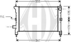 Diederichs DCM1378 - Радіатор, охолодження двигуна autocars.com.ua