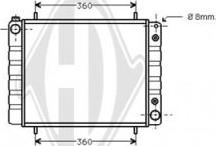 Diederichs DCM1380 - Радіатор, охолодження двигуна autocars.com.ua