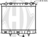 Diederichs DCM1394 - Радіатор, охолодження двигуна autocars.com.ua