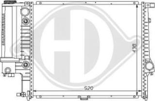 Diederichs DCM1534 - Радиатор, охлаждение двигателя autodnr.net