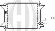 Diederichs DCM1645 - Радіатор, охолодження двигуна autocars.com.ua