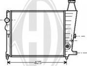 Diederichs DCM1649 - Радіатор, охолодження двигуна autocars.com.ua