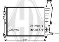 Diederichs DCM1650 - Радіатор, охолодження двигуна autocars.com.ua