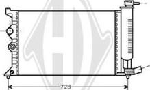 Diederichs DCM1681 - Радіатор, охолодження двигуна autocars.com.ua