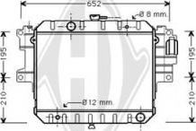 Diederichs DCM1750 - Радіатор, охолодження двигуна autocars.com.ua