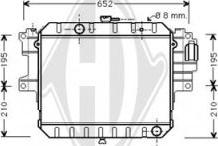 Diederichs DCM1756 - Радіатор, охолодження двигуна autocars.com.ua