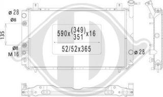 Diederichs DCM1778 - Радіатор, охолодження двигуна autocars.com.ua