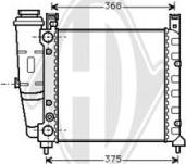 Diederichs DCM1890 - Радіатор, охолодження двигуна autocars.com.ua