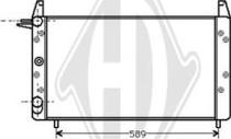 Diederichs DCM1898 - Радіатор, охолодження двигуна autocars.com.ua