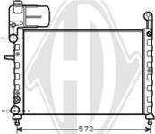 Diederichs DCM1910 - Радіатор, охолодження двигуна autocars.com.ua