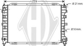 Diederichs DCM2083 - Радиатор, охлаждение двигателя autodnr.net