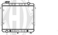 Diederichs DCM2105 - Радіатор, охолодження двигуна autocars.com.ua