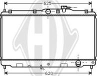 Diederichs DCM2128 - Радіатор, охолодження двигуна autocars.com.ua