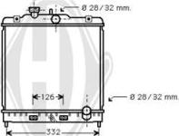 Diederichs DCM2132 - Радіатор, охолодження двигуна autocars.com.ua