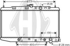 Diederichs DCM2138 - Радіатор, охолодження двигуна autocars.com.ua