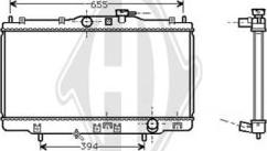 Diederichs DCM2161 - Радіатор, охолодження двигуна autocars.com.ua