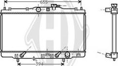 Diederichs DCM2162 - Радіатор, охолодження двигуна autocars.com.ua