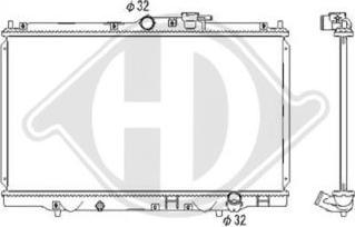 Diederichs DCM2176 - Радиатор, охлаждение двигателя autodnr.net