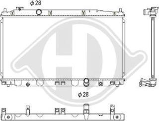 Diederichs DCM2196 - Радіатор, охолодження двигуна autocars.com.ua