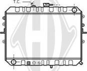 Diederichs DCM2218 - Радіатор, охолодження двигуна autocars.com.ua