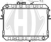 Diederichs DCM2219 - Радіатор, охолодження двигуна autocars.com.ua