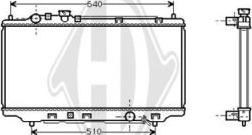 Diederichs DCM2240 - Радіатор, охолодження двигуна autocars.com.ua