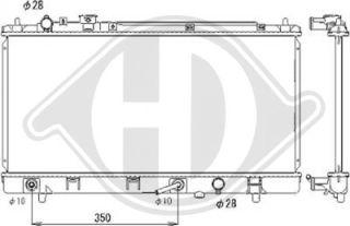 Diederichs DCM2256 - Радіатор, охолодження двигуна autocars.com.ua