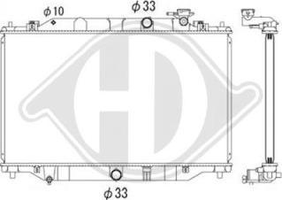 Diederichs DCM2283 - Радіатор, охолодження двигуна autocars.com.ua