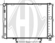 Diederichs DCM2307 - Радіатор, охолодження двигуна autocars.com.ua