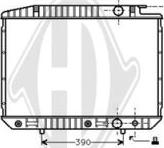 Diederichs DCM2320 - Радіатор, охолодження двигуна autocars.com.ua