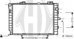 Diederichs DCM2371 - Радиатор, охлаждение двигателя autodnr.net