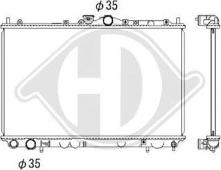 Diederichs DCM2470 - Радиатор, охлаждение двигателя autodnr.net