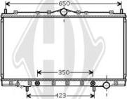 Diederichs DCM2506 - Радіатор, охолодження двигуна autocars.com.ua