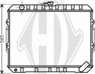 Diederichs DCM2515 - Радіатор, охолодження двигуна autocars.com.ua