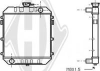 Diederichs DCM2551 - Радіатор, охолодження двигуна autocars.com.ua