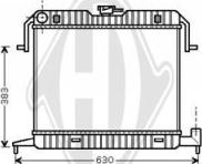 Diederichs DCM2572 - Радіатор, охолодження двигуна autocars.com.ua