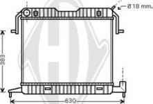 Diederichs DCM2577 - Радіатор, охолодження двигуна autocars.com.ua