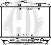 Diederichs DCM2594 - Радіатор, охолодження двигуна autocars.com.ua