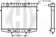 Diederichs DCM2609 - Радіатор, охолодження двигуна autocars.com.ua