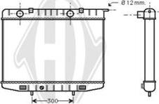 Diederichs DCM2610 - Радіатор, охолодження двигуна autocars.com.ua