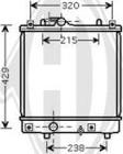 Diederichs DCM2665 - Радіатор, охолодження двигуна autocars.com.ua